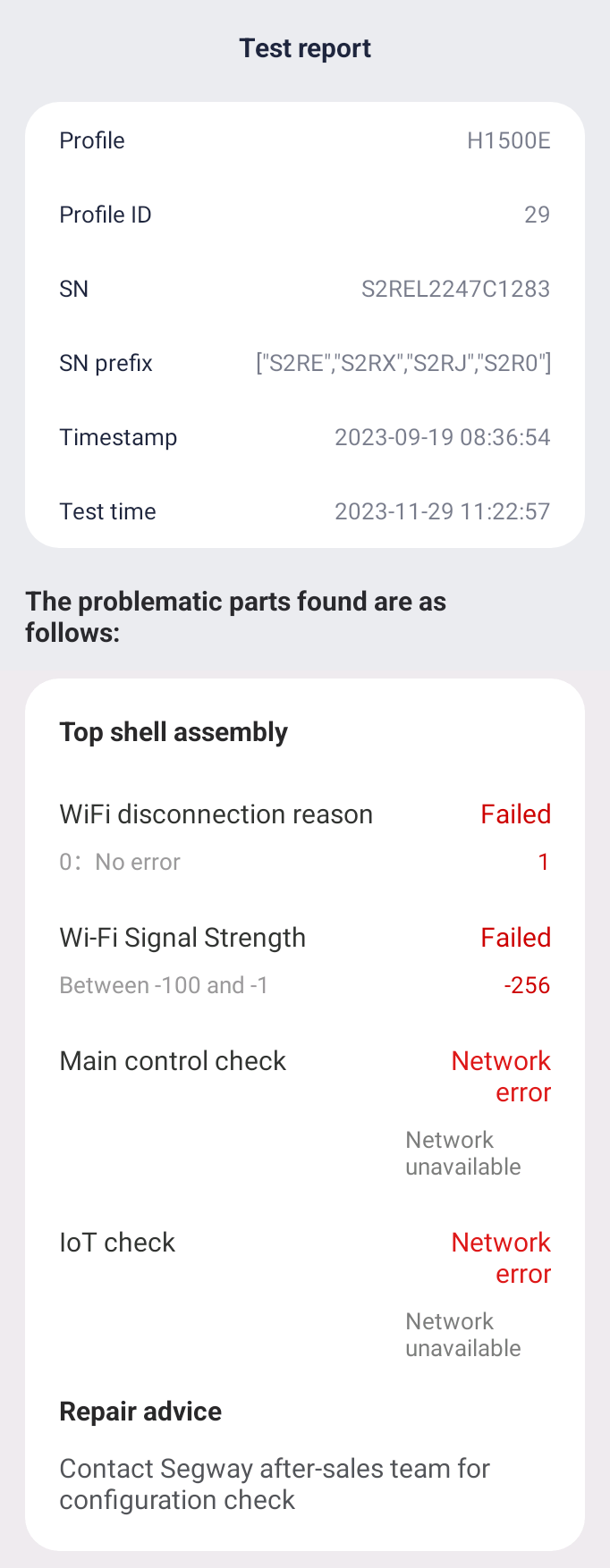 TEST REPORT SEGWAY NAVIMOW