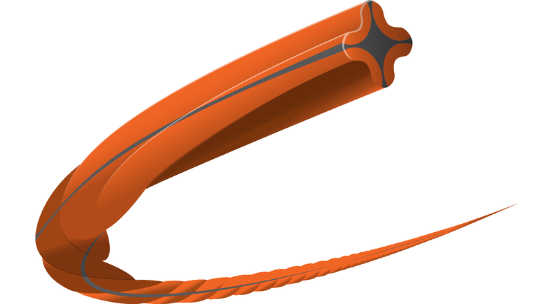 Vyžínací struna Husqvarna Whisper Twist; 2,4mm; 210m