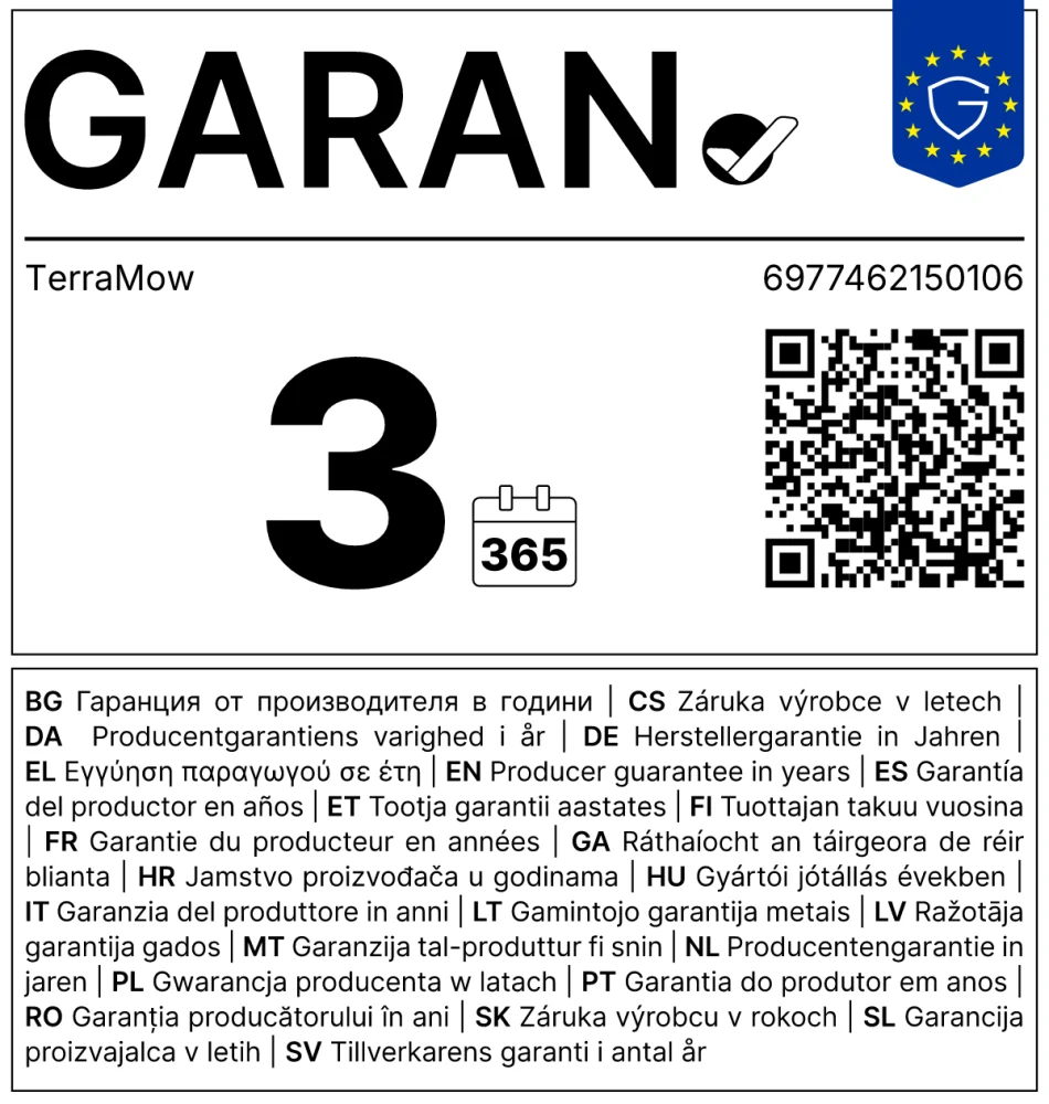 Robotická sekačka TerraMow V600